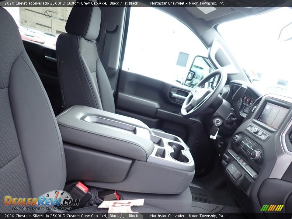 2020 Chevrolet Silverado 2500HD Custom Crew Cab 4x4 Black / Jet Black Photo #10