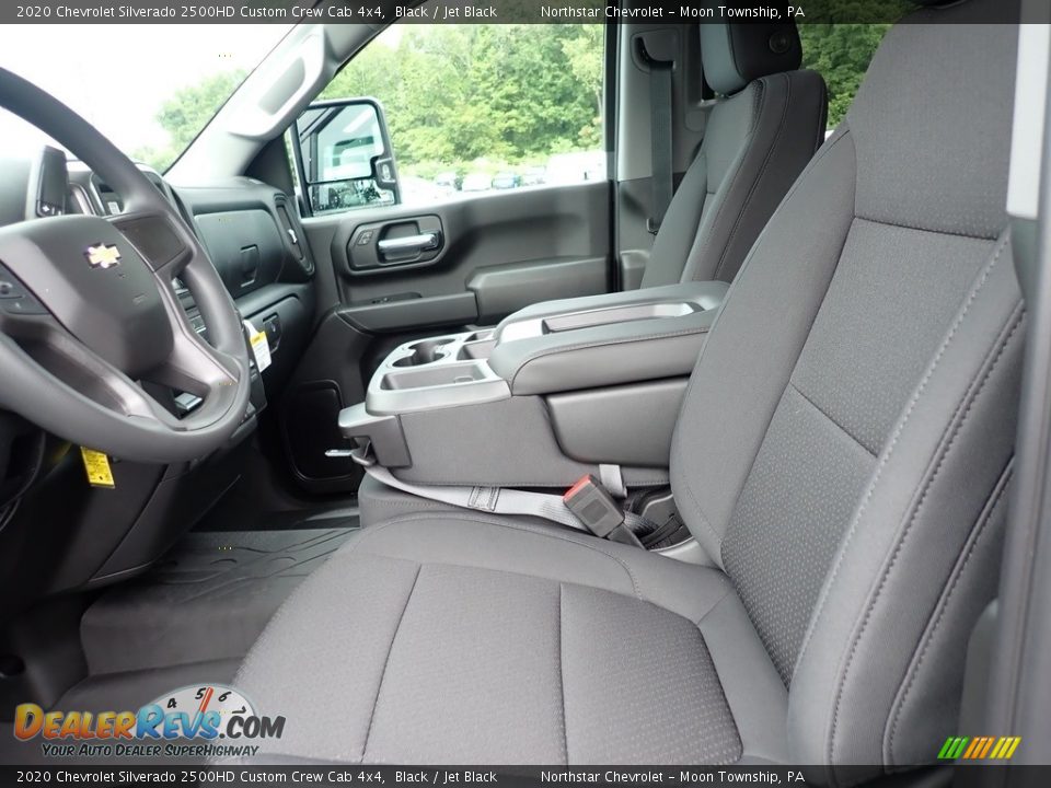 2020 Chevrolet Silverado 2500HD Custom Crew Cab 4x4 Black / Jet Black Photo #12