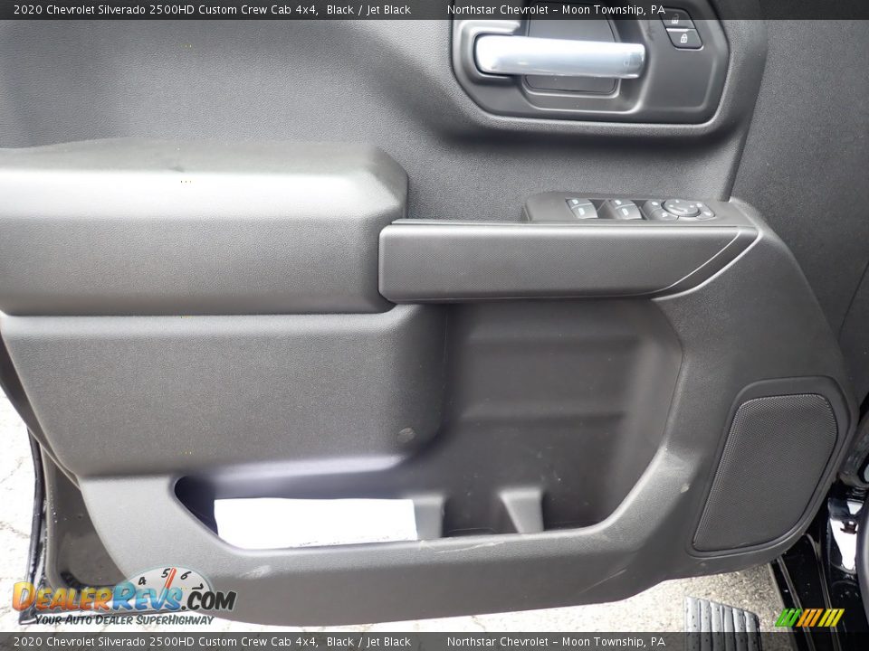 2020 Chevrolet Silverado 2500HD Custom Crew Cab 4x4 Black / Jet Black Photo #13