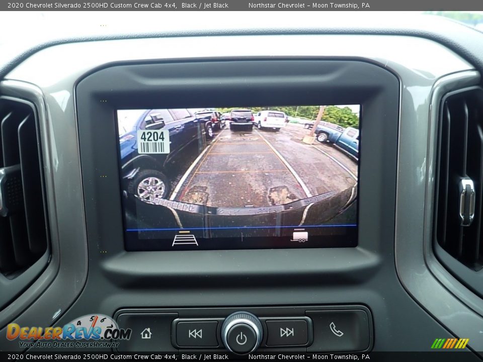 2020 Chevrolet Silverado 2500HD Custom Crew Cab 4x4 Black / Jet Black Photo #16