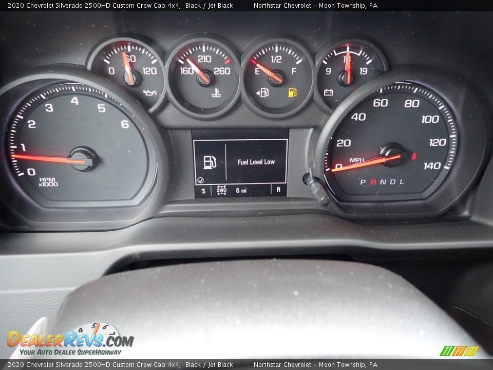 2020 Chevrolet Silverado 2500HD Custom Crew Cab 4x4 Black / Jet Black Photo #18