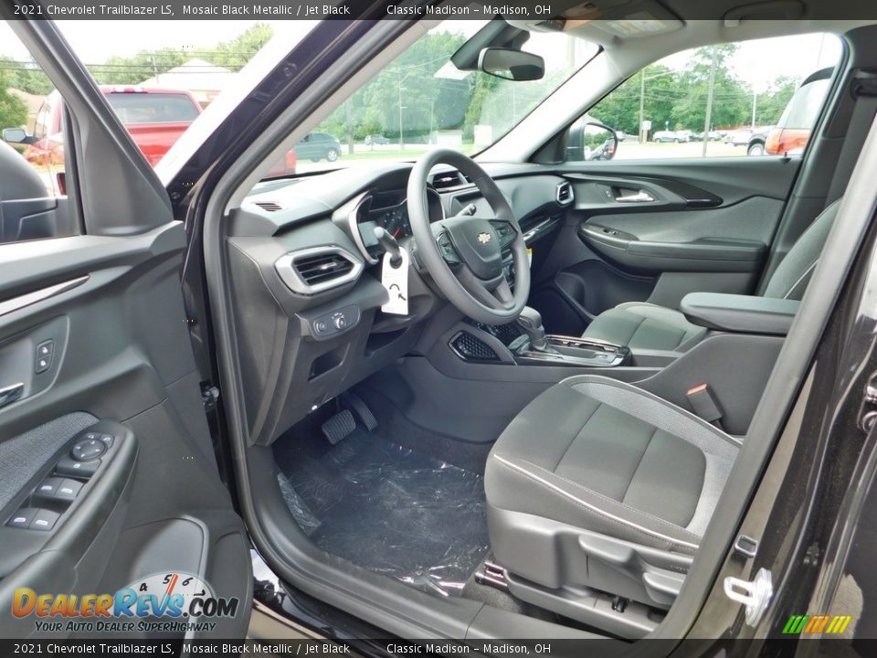 Jet Black Interior - 2021 Chevrolet Trailblazer LS Photo #12