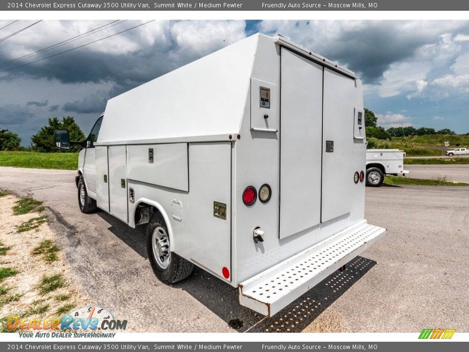 Summit White 2014 Chevrolet Express Cutaway 3500 Utility Van Photo #6