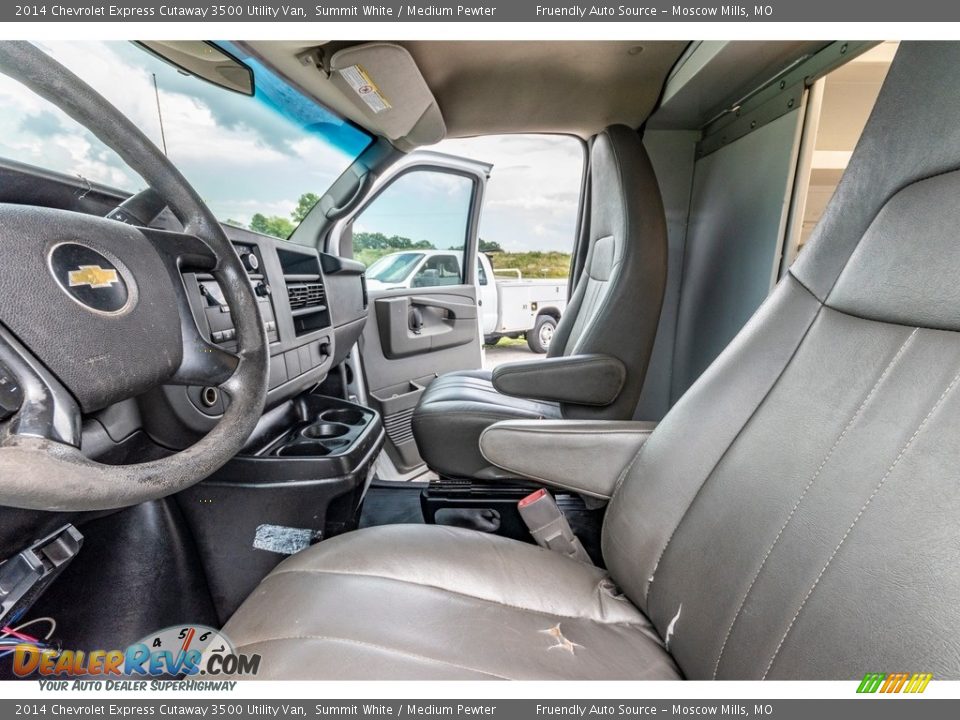 2014 Chevrolet Express Cutaway 3500 Utility Van Summit White / Medium Pewter Photo #19