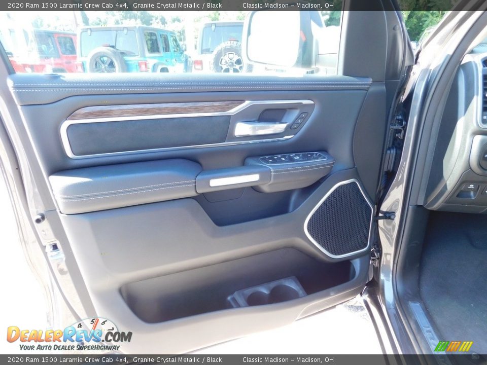 2020 Ram 1500 Laramie Crew Cab 4x4 Granite Crystal Metallic / Black Photo #8