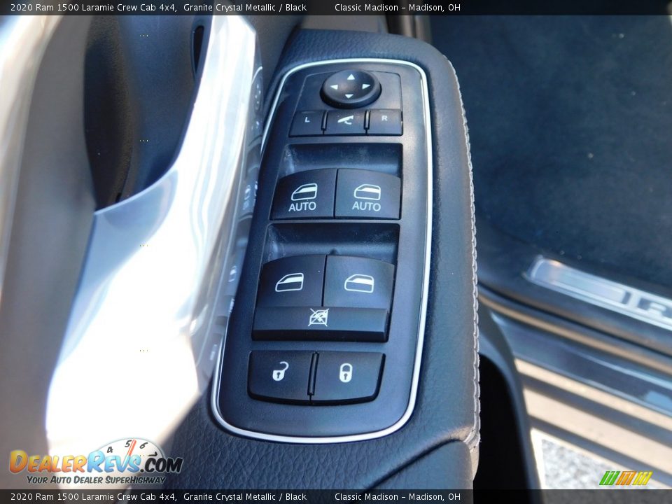 2020 Ram 1500 Laramie Crew Cab 4x4 Granite Crystal Metallic / Black Photo #9