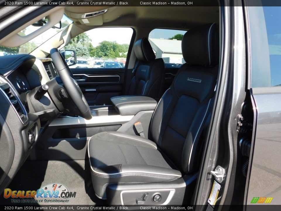 2020 Ram 1500 Laramie Crew Cab 4x4 Granite Crystal Metallic / Black Photo #10