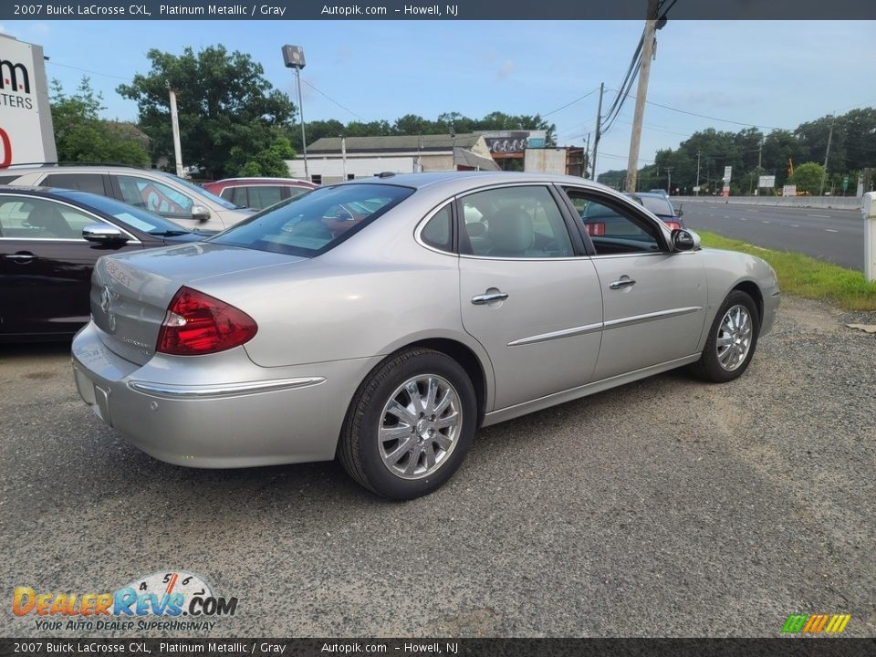 2007 Buick LaCrosse CXL Platinum Metallic / Gray Photo #3