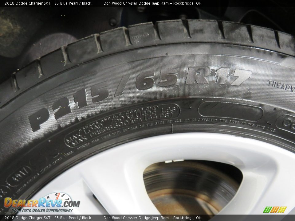 2018 Dodge Charger SXT B5 Blue Pearl / Black Photo #16