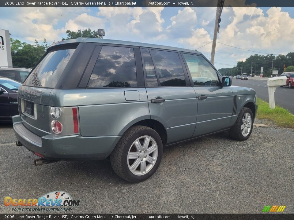 2006 Land Rover Range Rover HSE Giverny Green Metallic / Charcoal/Jet Photo #3