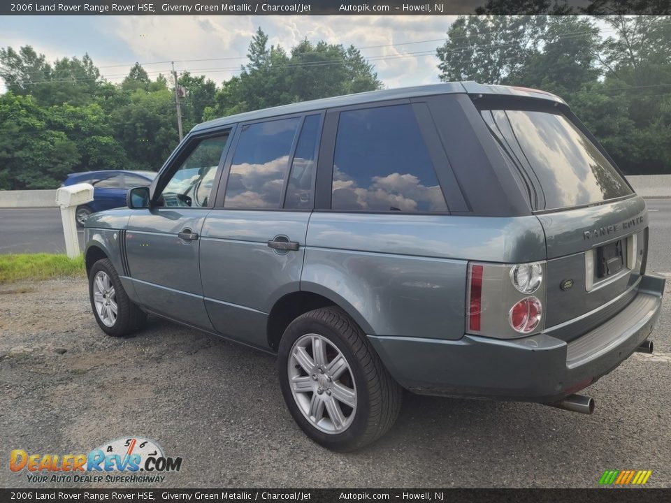 2006 Land Rover Range Rover HSE Giverny Green Metallic / Charcoal/Jet Photo #5