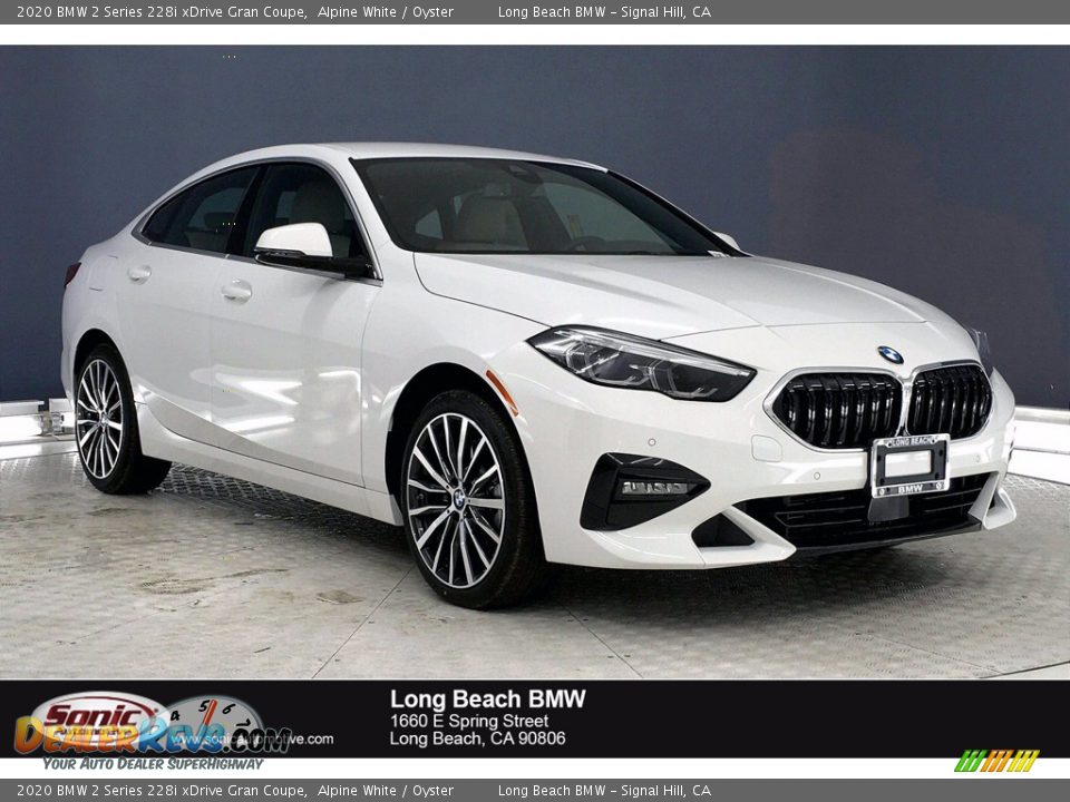 2020 BMW 2 Series 228i xDrive Gran Coupe Alpine White / Oyster Photo #1