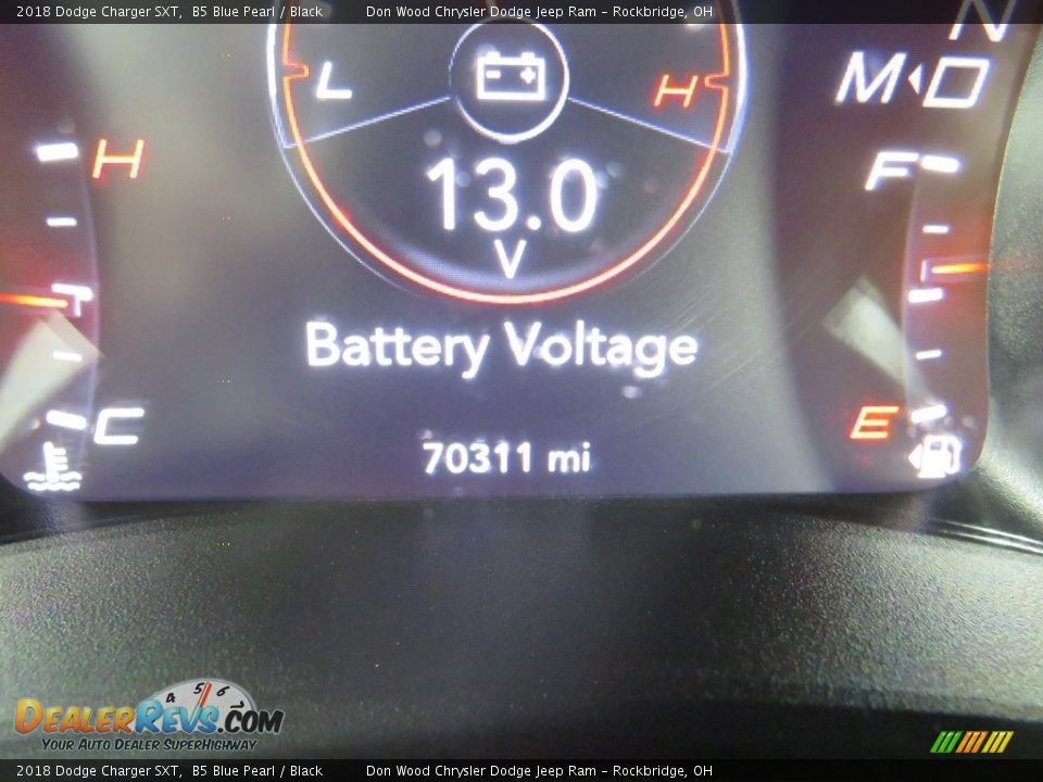 2018 Dodge Charger SXT B5 Blue Pearl / Black Photo #33