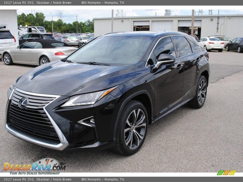 2017 Lexus RX 350 Obsidian / Noble Brown Photo #1