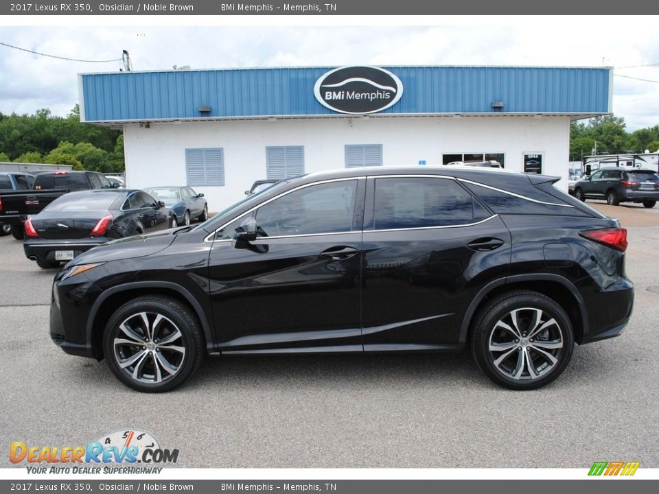 2017 Lexus RX 350 Obsidian / Noble Brown Photo #4