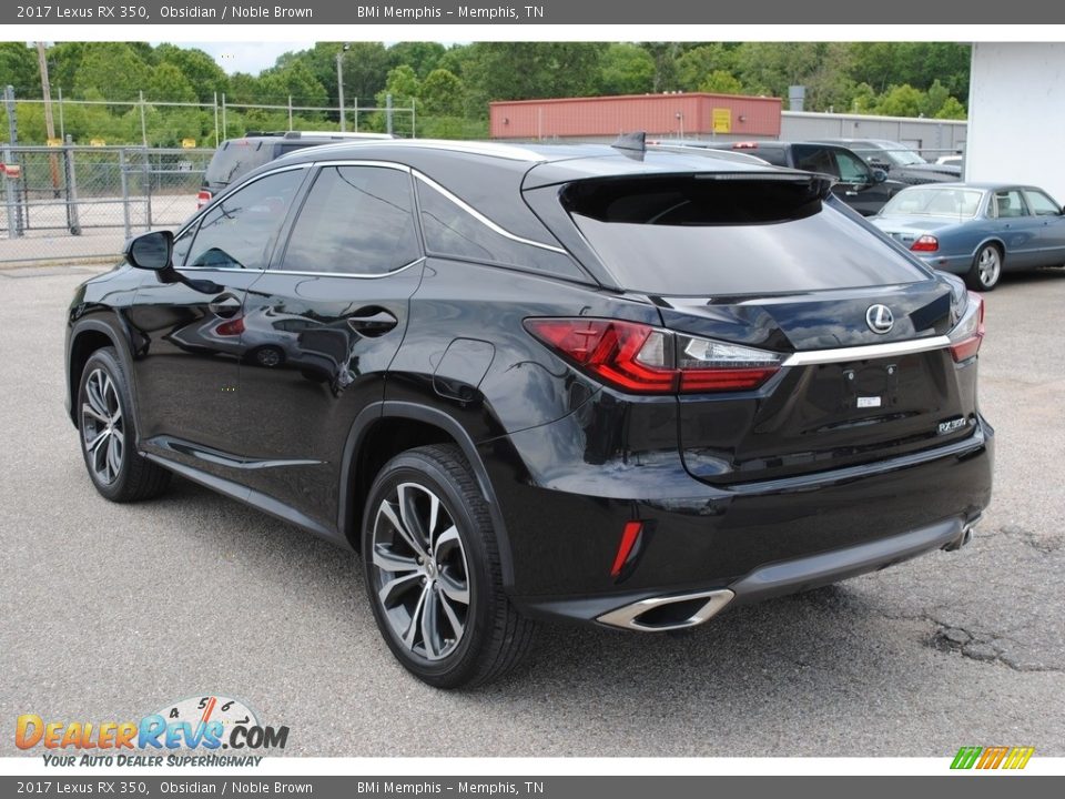 2017 Lexus RX 350 Obsidian / Noble Brown Photo #5