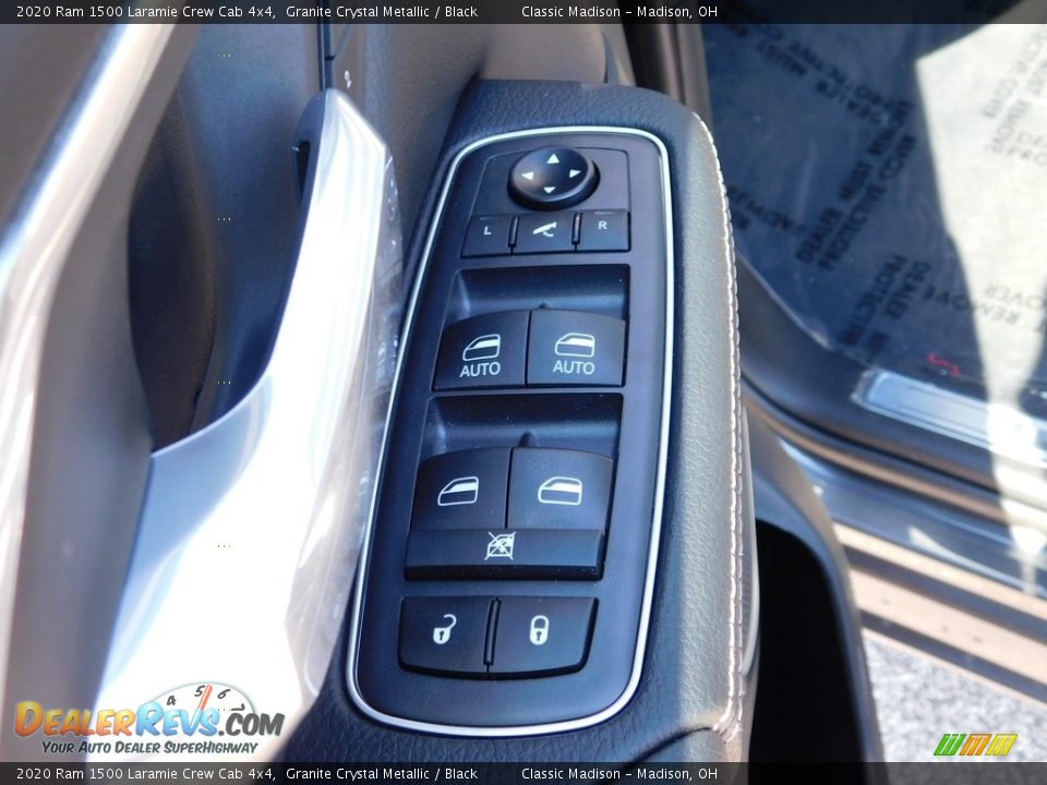 2020 Ram 1500 Laramie Crew Cab 4x4 Granite Crystal Metallic / Black Photo #9