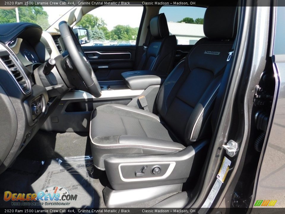 2020 Ram 1500 Laramie Crew Cab 4x4 Granite Crystal Metallic / Black Photo #10
