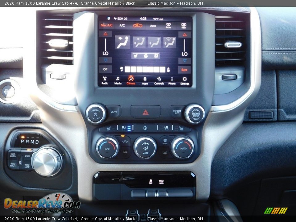 2020 Ram 1500 Laramie Crew Cab 4x4 Granite Crystal Metallic / Black Photo #14