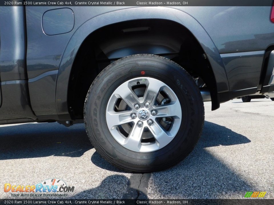 2020 Ram 1500 Laramie Crew Cab 4x4 Granite Crystal Metallic / Black Photo #16