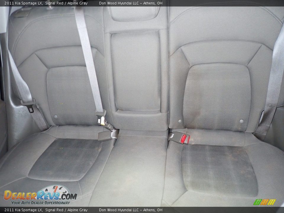 2011 Kia Sportage LX Signal Red / Alpine Gray Photo #20