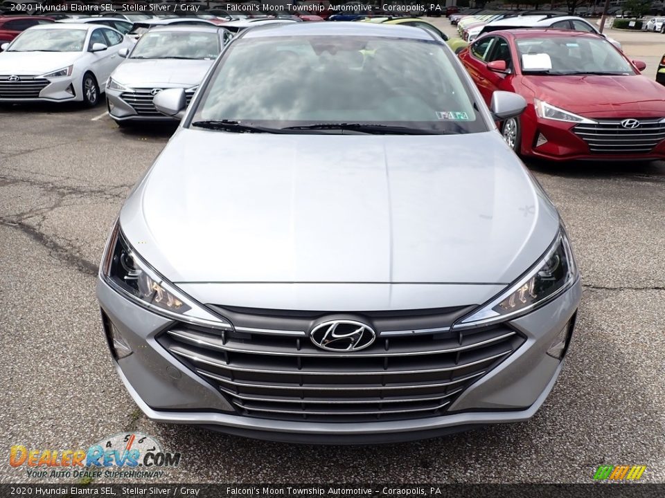 2020 Hyundai Elantra SEL Stellar Silver / Gray Photo #4
