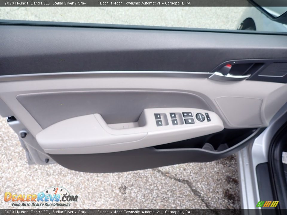2020 Hyundai Elantra SEL Stellar Silver / Gray Photo #11