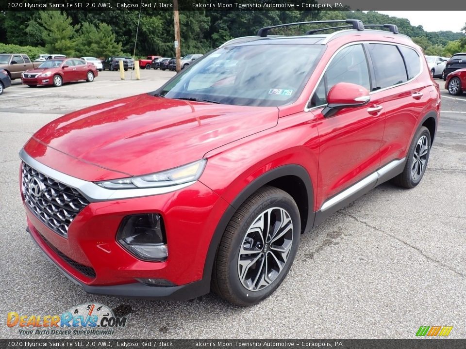 2020 Hyundai Santa Fe SEL 2.0 AWD Calypso Red / Black Photo #5