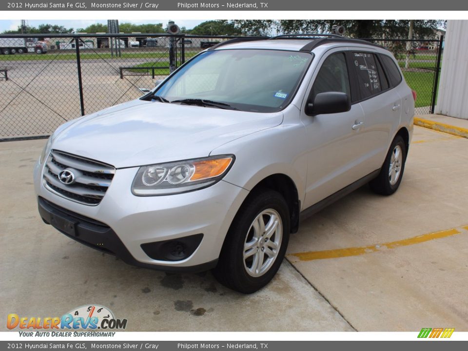 2012 Hyundai Santa Fe GLS Moonstone Silver / Gray Photo #4