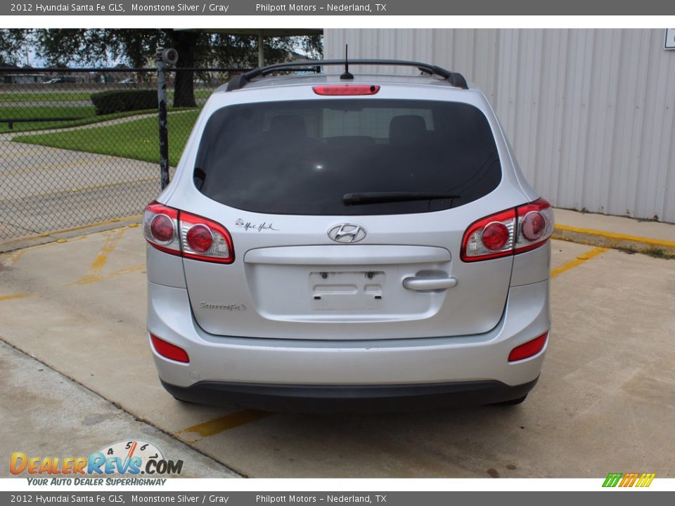 2012 Hyundai Santa Fe GLS Moonstone Silver / Gray Photo #7