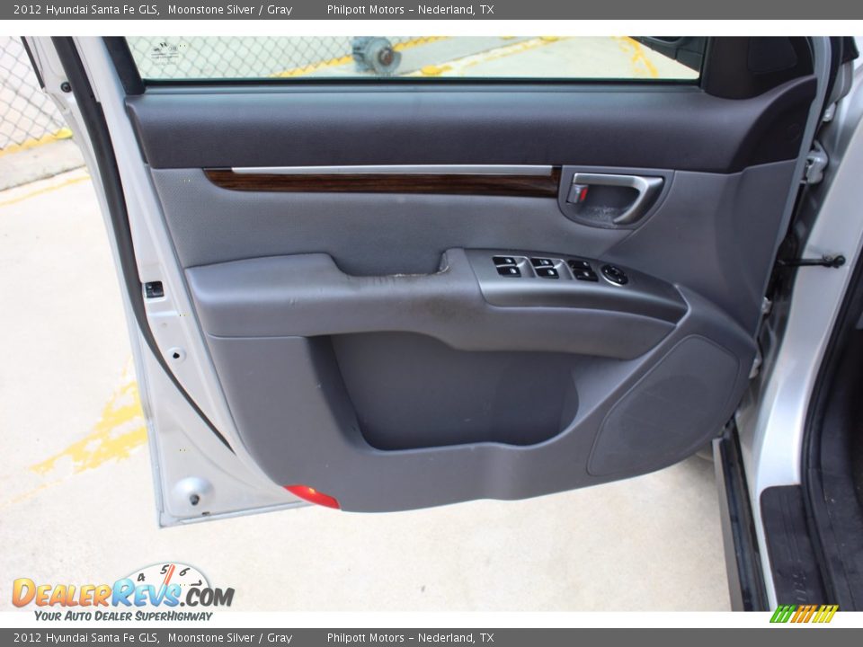 2012 Hyundai Santa Fe GLS Moonstone Silver / Gray Photo #9
