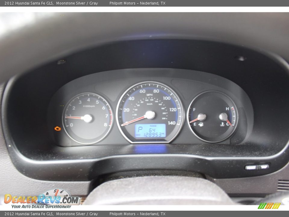 2012 Hyundai Santa Fe GLS Moonstone Silver / Gray Photo #13