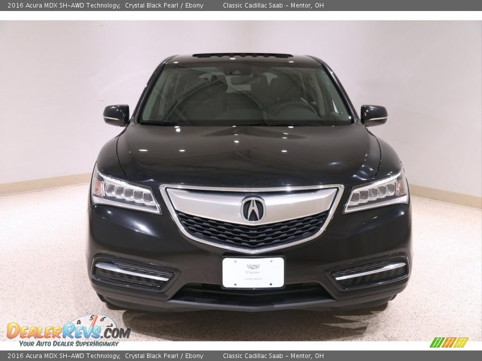 2016 Acura MDX SH-AWD Technology Crystal Black Pearl / Ebony Photo #2
