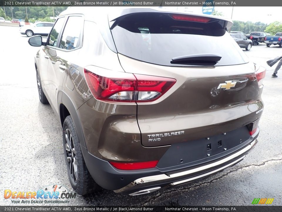 2021 Chevrolet TrailBlazer ACTIV AWD Zeus Bronze Metallic / Jet Black/Almond Butter Photo #4