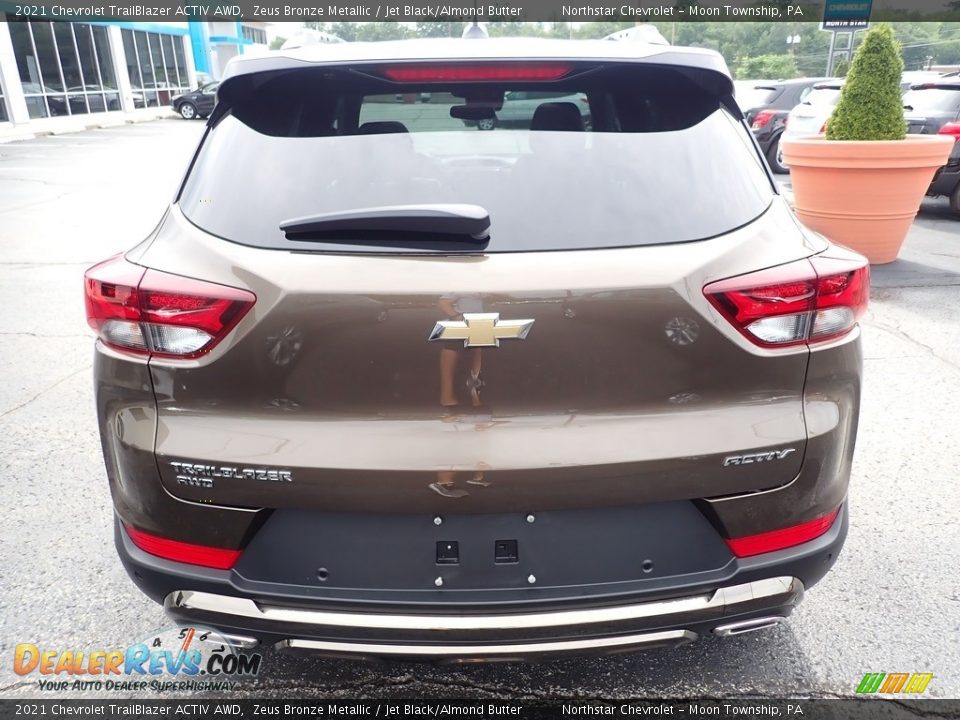 2021 Chevrolet TrailBlazer ACTIV AWD Zeus Bronze Metallic / Jet Black/Almond Butter Photo #5