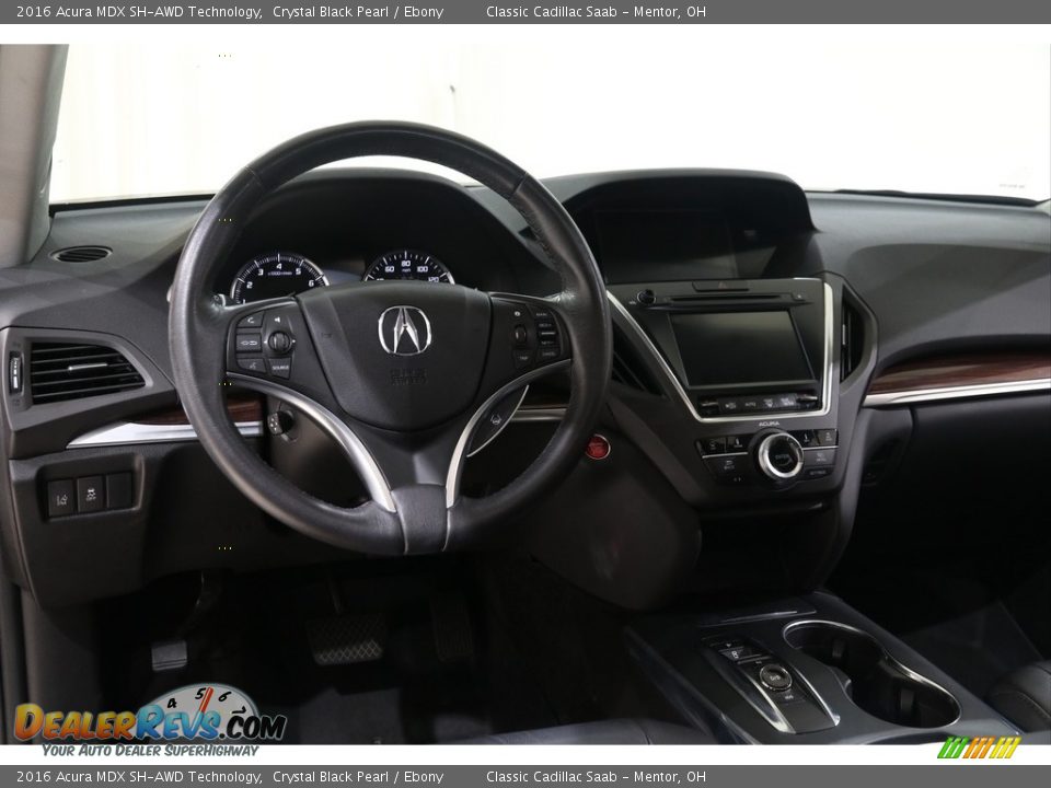 2016 Acura MDX SH-AWD Technology Crystal Black Pearl / Ebony Photo #6