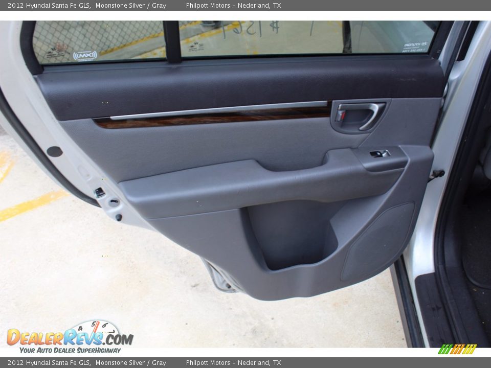 2012 Hyundai Santa Fe GLS Moonstone Silver / Gray Photo #17