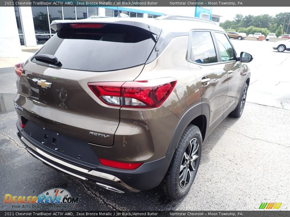 2021 Chevrolet TrailBlazer ACTIV AWD Zeus Bronze Metallic / Jet Black/Almond Butter Photo #6