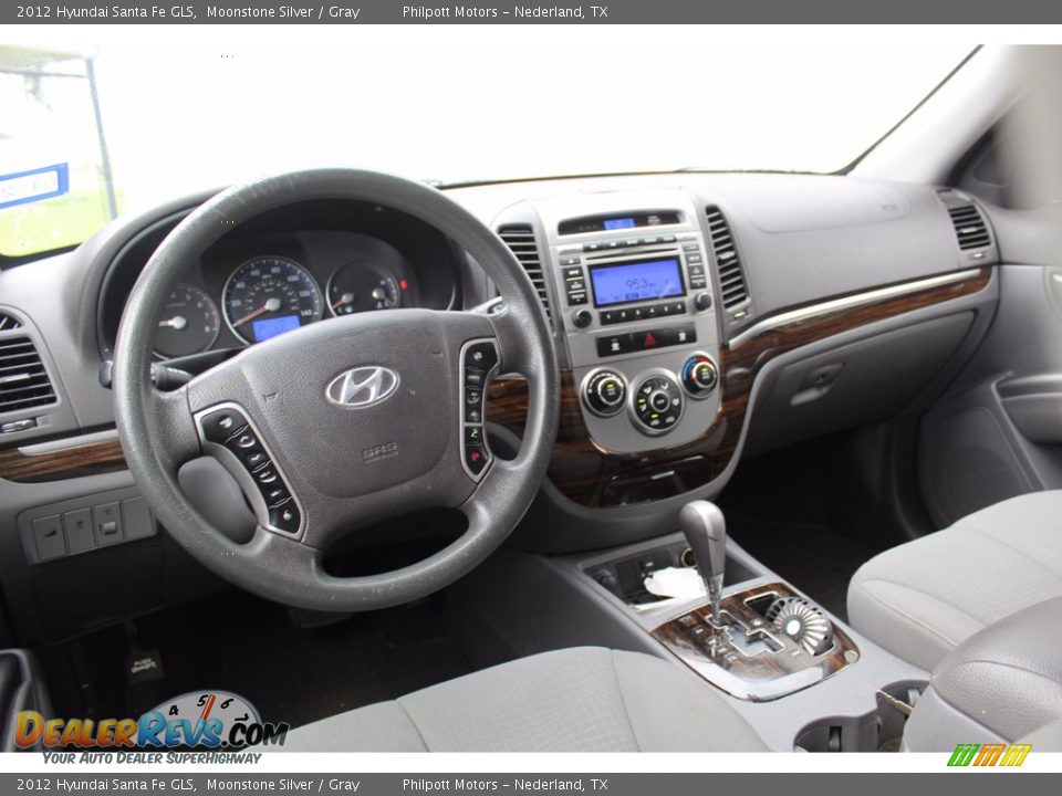 2012 Hyundai Santa Fe GLS Moonstone Silver / Gray Photo #19