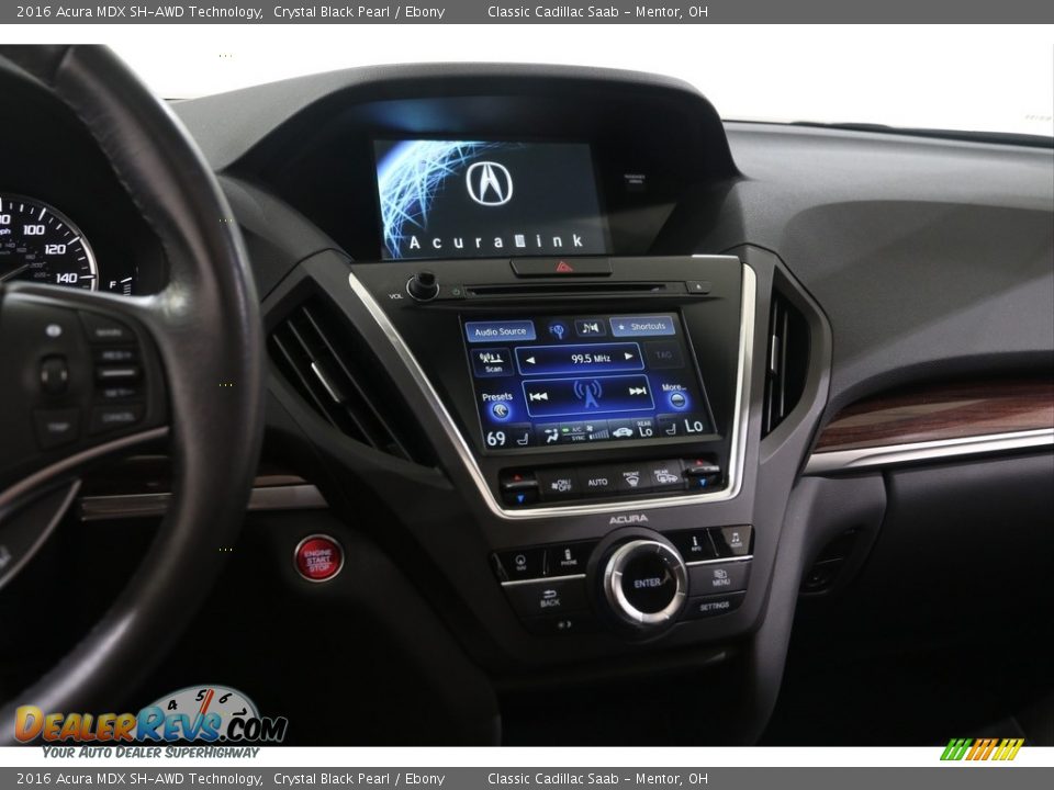 2016 Acura MDX SH-AWD Technology Crystal Black Pearl / Ebony Photo #9