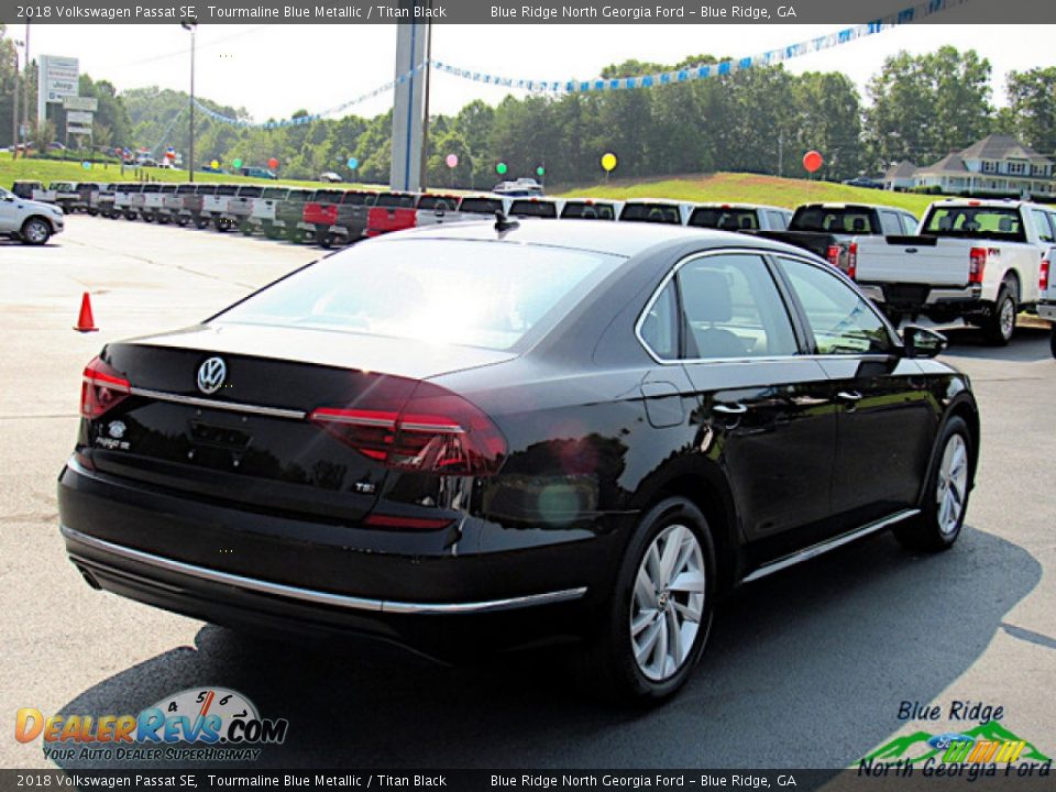 2018 Volkswagen Passat SE Tourmaline Blue Metallic / Titan Black Photo #5