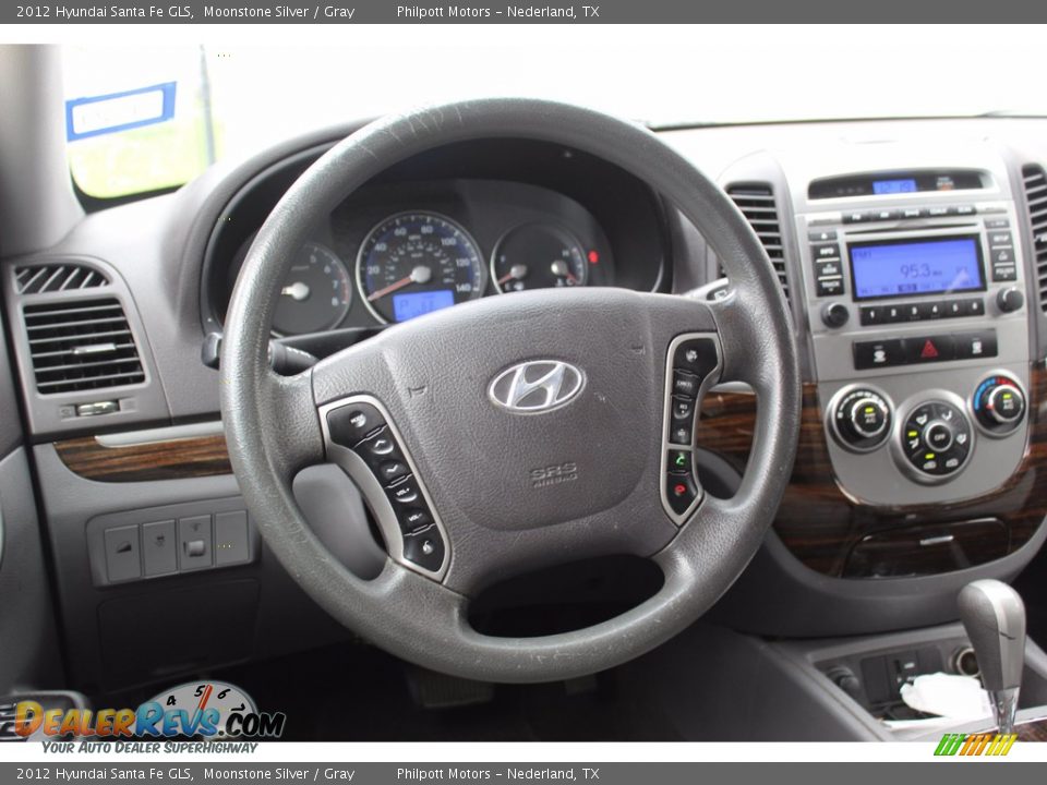 2012 Hyundai Santa Fe GLS Moonstone Silver / Gray Photo #20