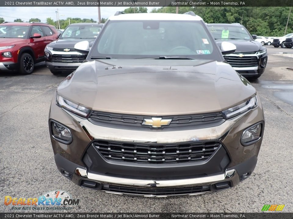 2021 Chevrolet TrailBlazer ACTIV AWD Zeus Bronze Metallic / Jet Black/Almond Butter Photo #9