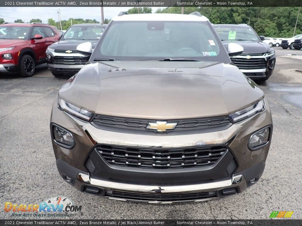 2021 Chevrolet Trailblazer ACTIV AWD Zeus Bronze Metallic / Jet Black/Almond Butter Photo #9