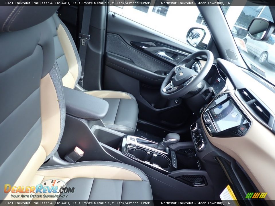 2021 Chevrolet TrailBlazer ACTIV AWD Zeus Bronze Metallic / Jet Black/Almond Butter Photo #10
