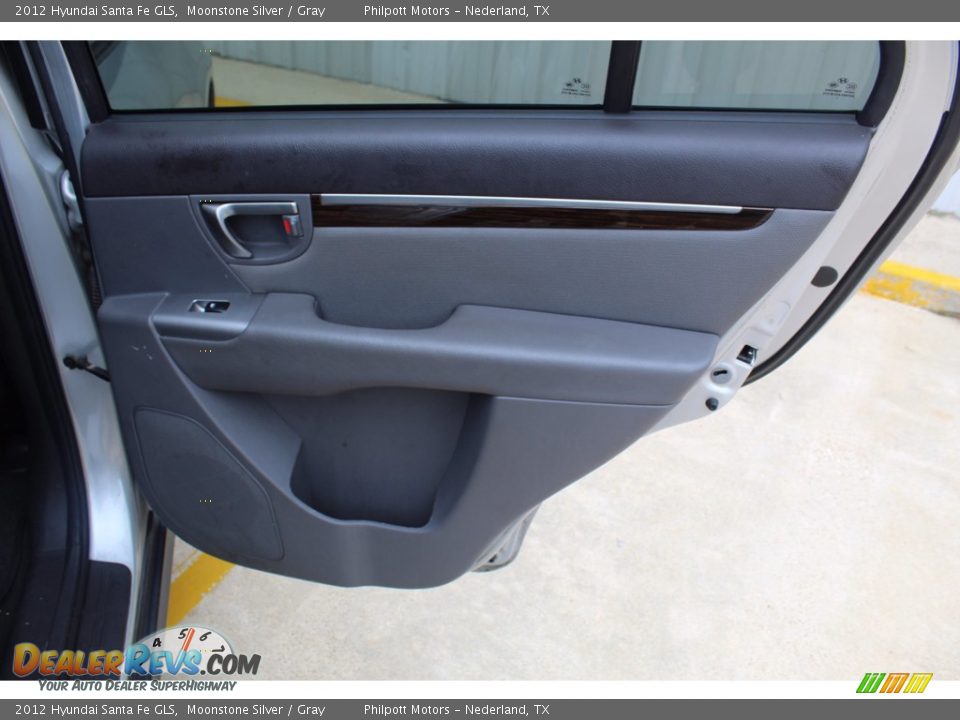 2012 Hyundai Santa Fe GLS Moonstone Silver / Gray Photo #22