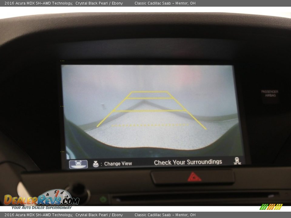 2016 Acura MDX SH-AWD Technology Crystal Black Pearl / Ebony Photo #13