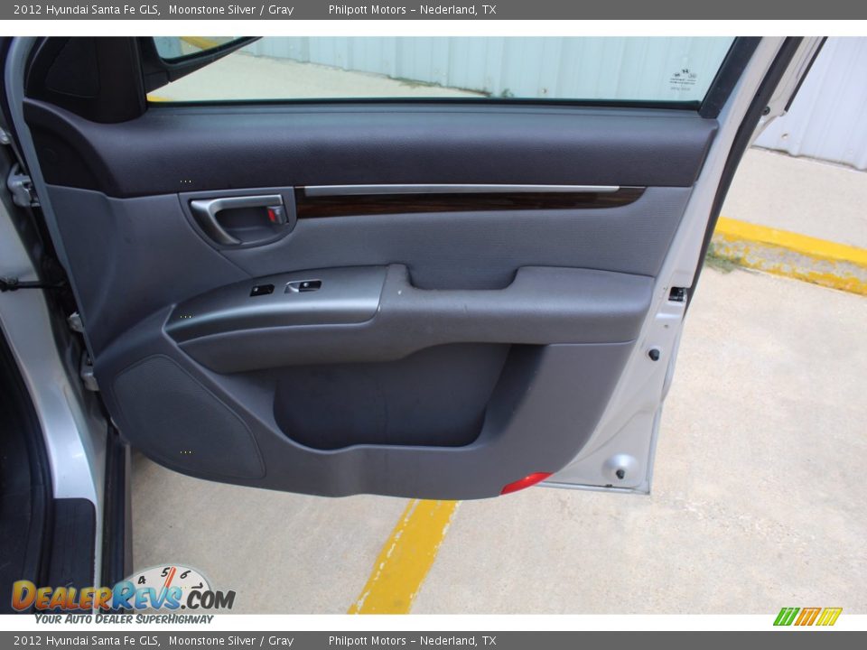 2012 Hyundai Santa Fe GLS Moonstone Silver / Gray Photo #24