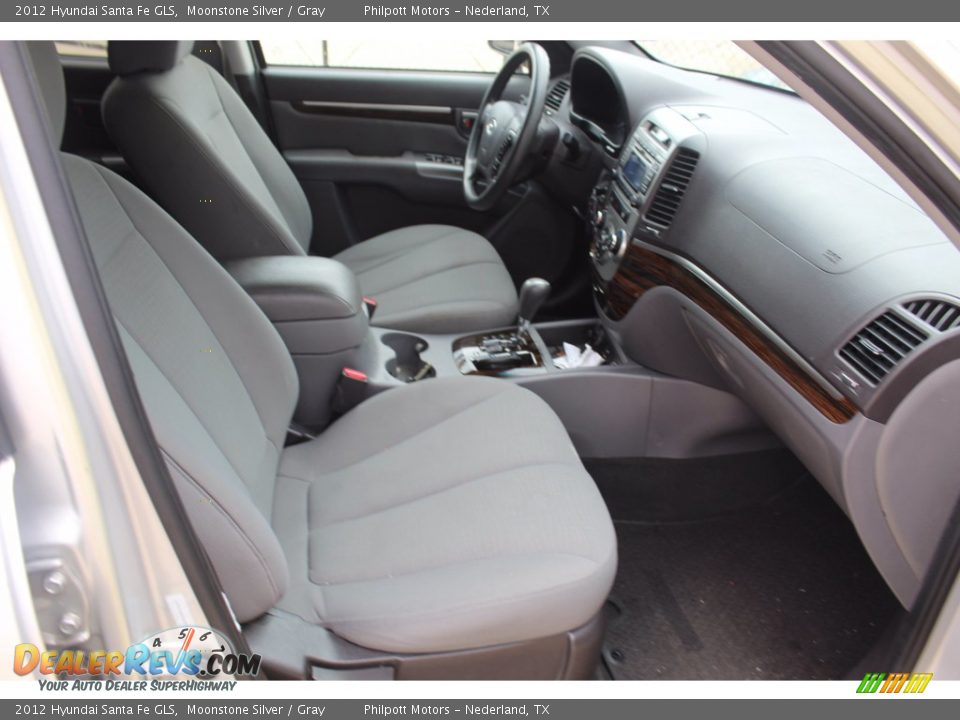 2012 Hyundai Santa Fe GLS Moonstone Silver / Gray Photo #25