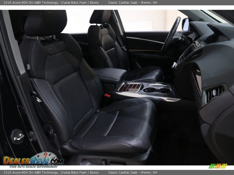 2016 Acura MDX SH-AWD Technology Crystal Black Pearl / Ebony Photo #16